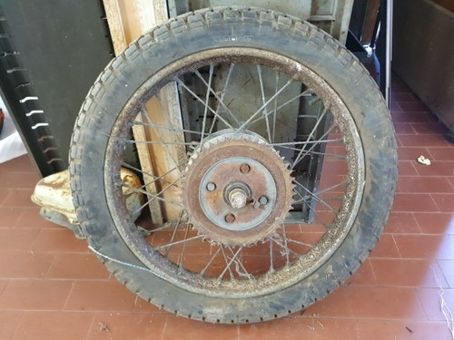 Ruota moto epoca - ruota, misura