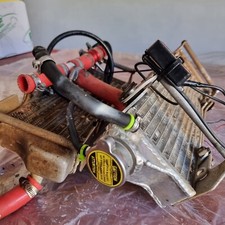 2 radiatori + tubi + termo + para Husqvarna TE 250 anno 2009 monta da 08 al 2012