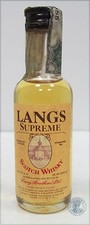 Miniature / Mignon Scotch Whisky LANGS Supreme 