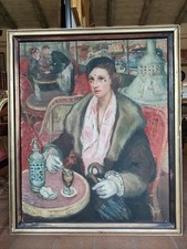 Olio su tela "Ritratto di