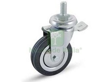 1pz ruote forcella gomma - forcella,