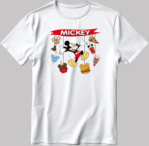 Shirt disney topolino cibo e - disney,