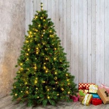 Mantello Rete Minilucciole Per Albero Di Natale 240 Luci Led Bianco Caldo dfh