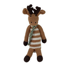 Pebble Alce Rag Doll uncinetto