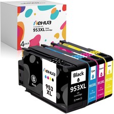 4 cartucce inchiostro per HP