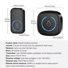 Campanello wireless senza fili