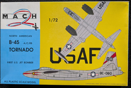 Kit modellino mach b - 1/72, b-45