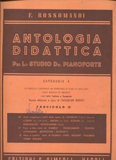 ROSSOMANDI-ANTOLOGIA DIDATTICA PER LO STUDIO DEL PIANOFORTE-CAT.  A-FASCICOLO II