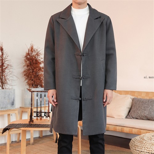 Cappotto lungo con - cintura, in