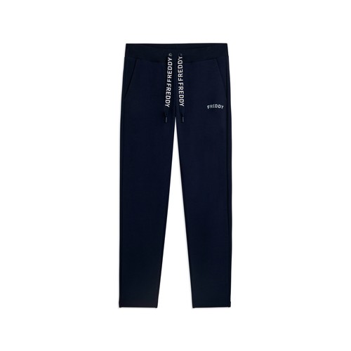 Pantaloni fondo dritto con - a,