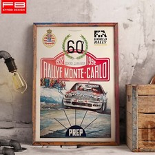 POSTER Locandina Vintage Rally