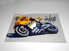 VALENTINO ROSSI Yamaha 2005 AUTOGRAFO di pugno Foto grande cm20x30