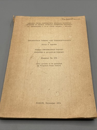 1974 preprint information - 1974,