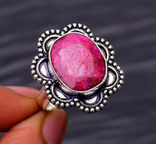 Pietra preziosa rubino anello - preziosa,