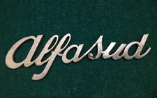 Targhetta scritta logo alfa - targhetta,