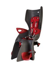 Seggiolino bici posteriore Bellelli Summer Dark Grey attacco portapacchi 
