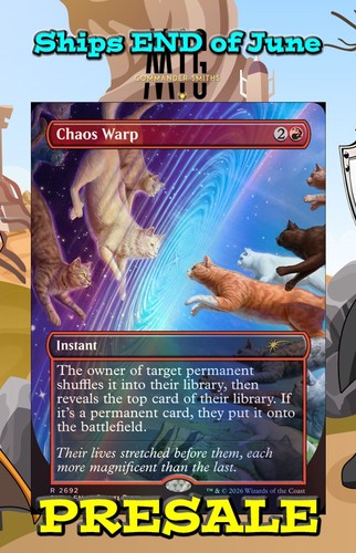 Chaos warp prevendita - chaos,