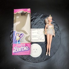 Barbie ballerina Mattel 1975 vintage #9093 bambola + scatola + istruzioni + supporto + tiara