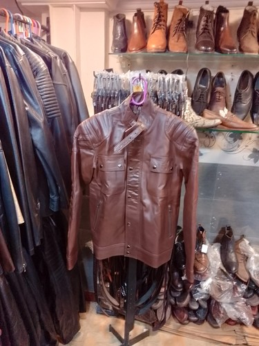 Giacca pelle uomo - uomo, xl