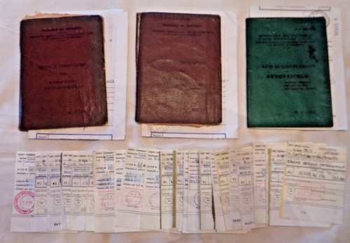 Lotto documenti libretti bolli - lotto,