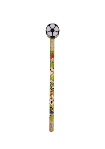 Matite calcio con gomma - da,
