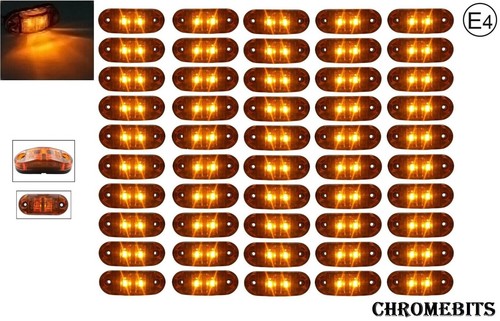 Arancione ambra 24v led - arancione,
