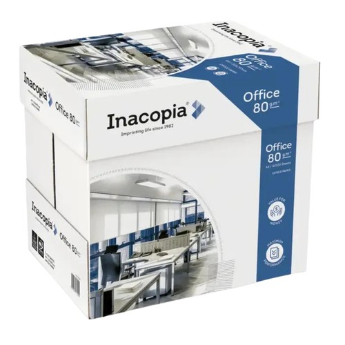 Inacopia office carta 80gr - inacopia, a4