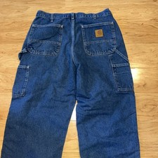 Jeans Carhartt Carpenter blu