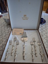 Set Di Posate Placato Argento +6 Pe La Torta  La S. MARCO