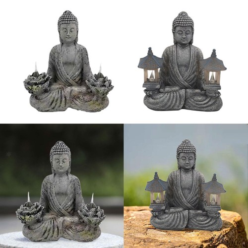 Statue buddha con luce - con, solare