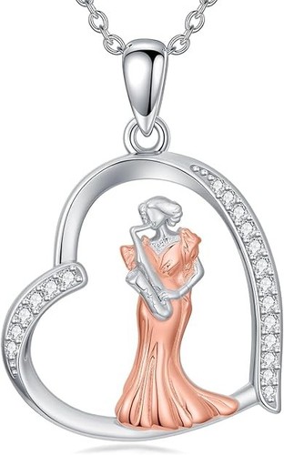 Collana ciondolo sassofono
