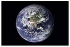 IKEA BJORKSTA Quadro su tela del pianeta terra dimensioni 118x78 cm 46x31" 505.789.18