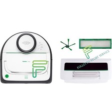 FOLLETTO VR300 NUOVO VORWERK ROBOT COMPLETO BASE SPAZZOLA TAPPETI E PAVIMENTI