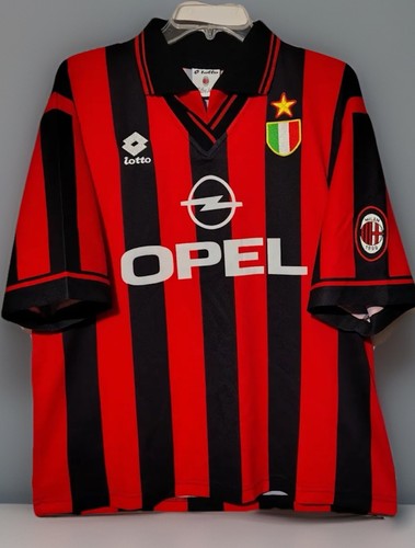 Vintage lotto milan jersey - lotto,
