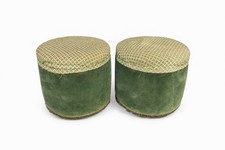 Coppia Pouf Vintage Anni 50/60