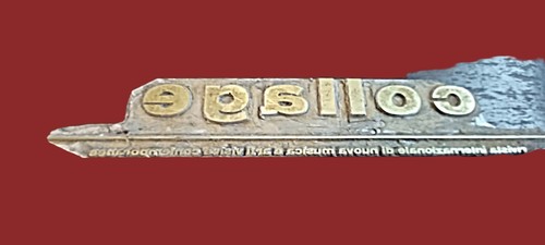 Antica stampa tipografica