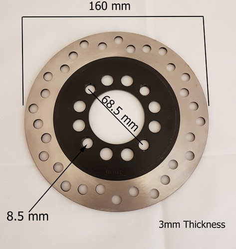 Rotore disco freno 160mm - freno, atv