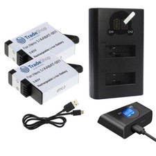 Caricabatteria doppio LCD USB