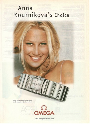 Anna kournikova omega orologio - anna,