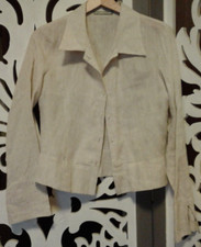 Giacca Camicia Lino Avorio Mazzonetto Tg. 44
