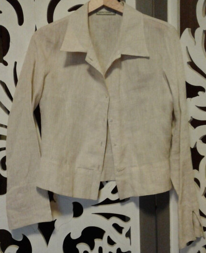 Giacca camicia lino avorio - giacca,