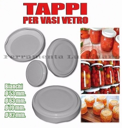 Tappi per barattoli vetro - tappi,