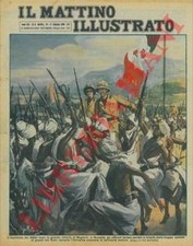 MATANIA Ugo - L'esultanza dei dubat dopo la grande vittoria di Neghelli, in Som