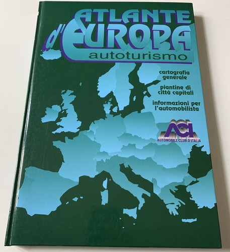 Atlante europa autoturismo - atlante, d'europa