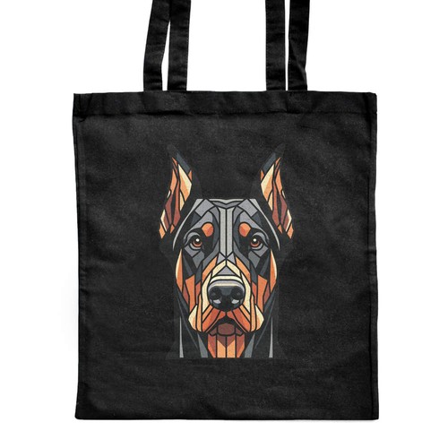 Doberman dog portrait borsa - portrait',