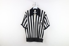 Polo vintage anni 80 uomo XL Michigan Sports MHSAA arbitro ufficiale ref uniforme USA