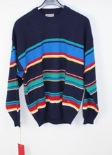 Maglione NAVIGARE Nuovo (Cod.SA78) taglia L Uomo Blu Girocollo