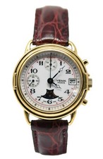 Orologio Yema swiss chrono moon phases watch valjoux 7768 fasi luna montres rare