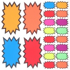  80 pezzi Prezzi di vendita al dettaglio Adesivi Vision Board Forniture Burst