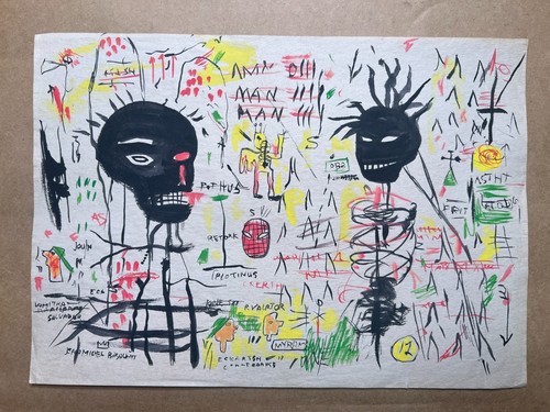 Jean michel basquiat disegno - jean-michel,